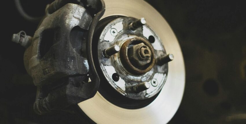 Close up of Brake Disc